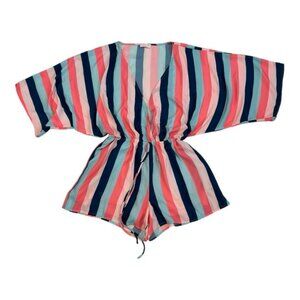 NWOT Pink Lilly Flowy Romper!! Size Large! Perfect for spring/summer!!!